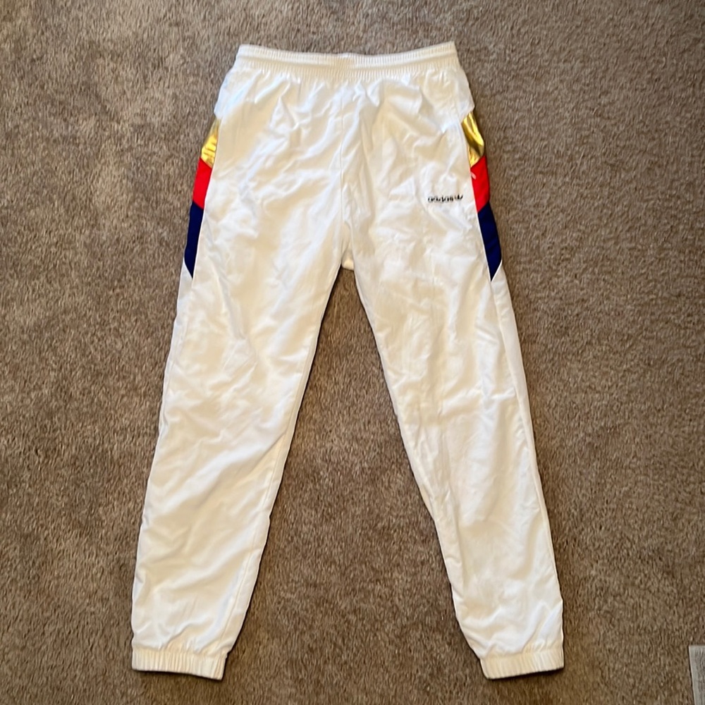 Adidas Nylon Sweatpants - Medium
